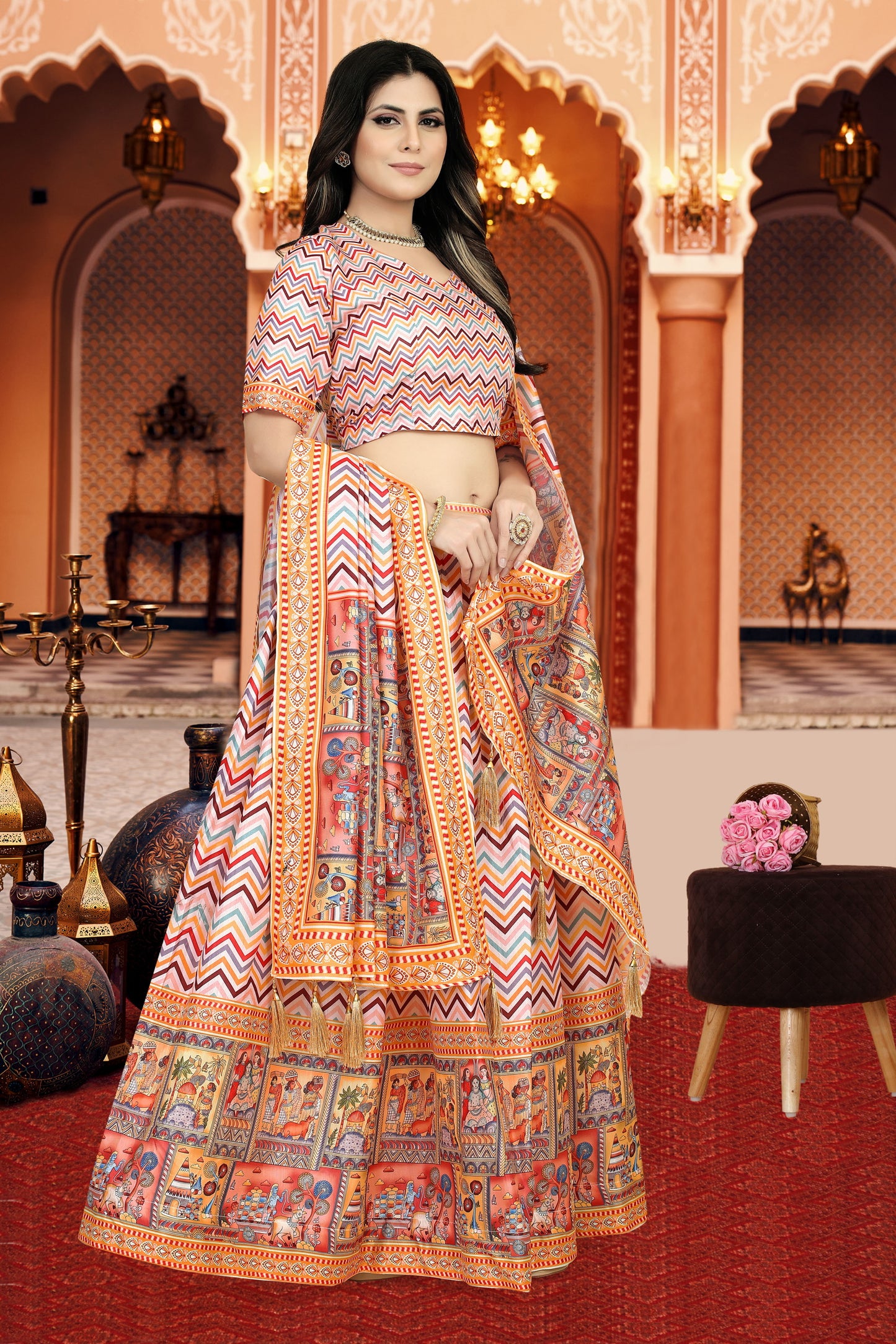 Designer Attractive Fancy Lehenga Choli With Dupatta For Women