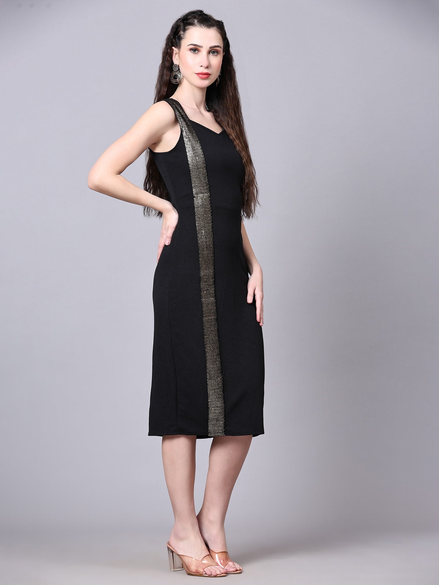 Women Bodycon Black Dress