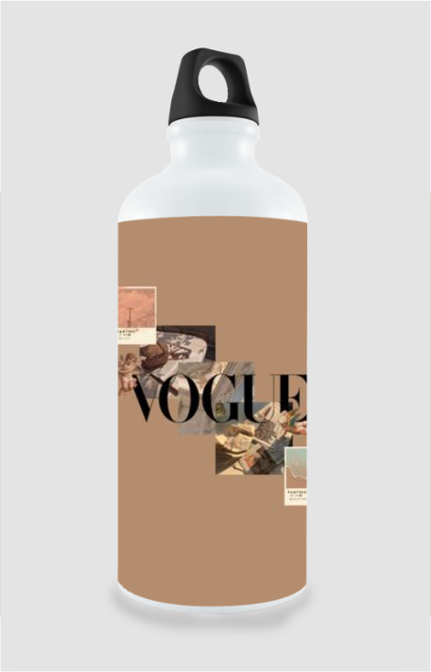 sipper bottle Vogue printed