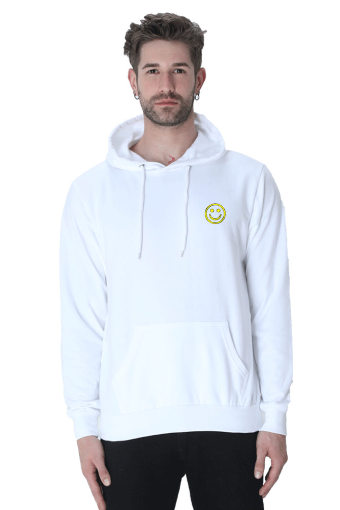 white Hoodie stylish robot printed