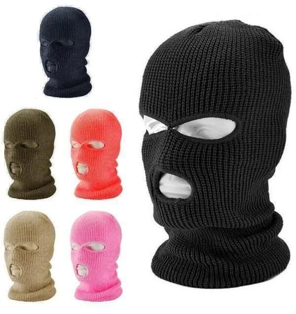 Men 3 Hole Full Face Windproof Cover Face Hat Cap