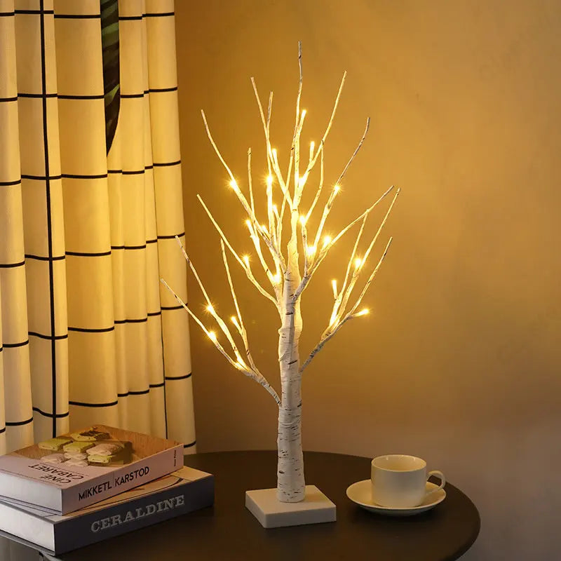 24/144 Leds Birch Tree Light Glowing Branch Light Night LED Light Suitable for Home Bedroom Wedding Party Christmas Decoration