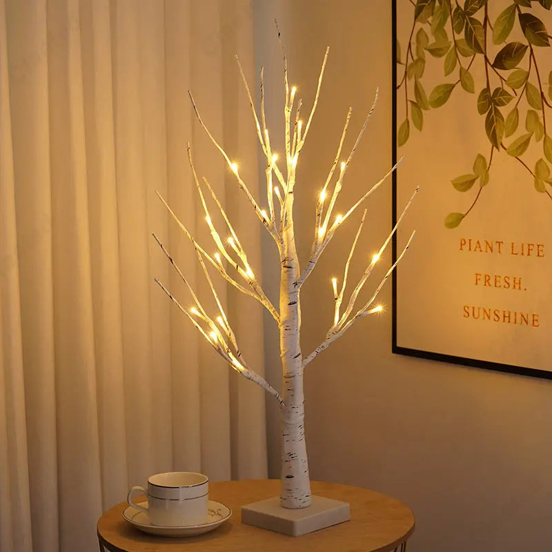 24/144 Leds Birch Tree Light Glowing Branch Light Night LED Light Suitable for Home Bedroom Wedding Party Christmas Decoration